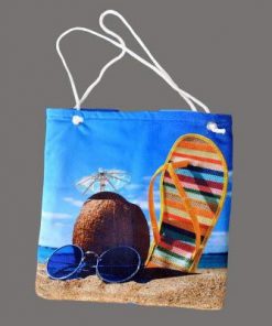 DIGITAL PRINTED BEACH TOWEL & BAG COMBINATION