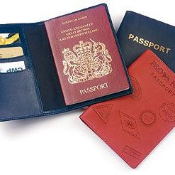 BELLUNO PU PASSPORT HOLDER TRAVEL WALLET