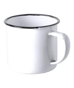 White Enamel Mug