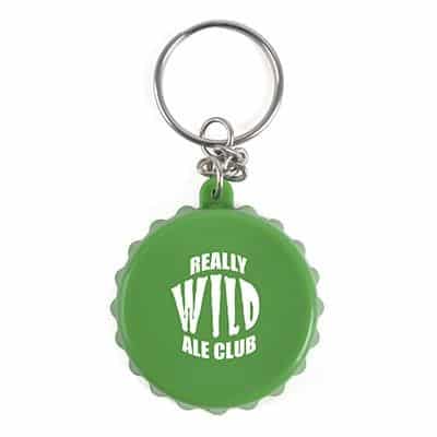 Plastic Bottle Top Shape Keyring