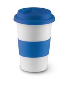 Ceramic Mug with Silicon Lid