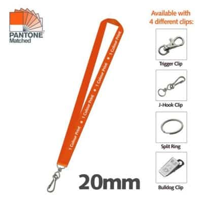 Polyester Lanyard 20mm