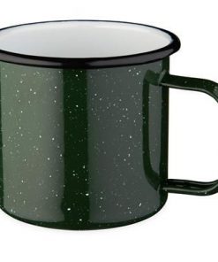 Alternative view of Contrast Trim Enamel Mugs