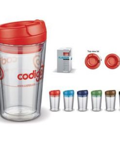 Glass Thermal Takeaway Mug