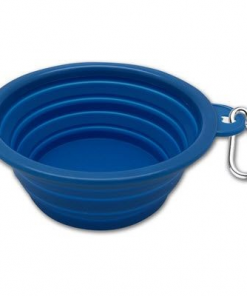 Folding Silicon Dog Bowl