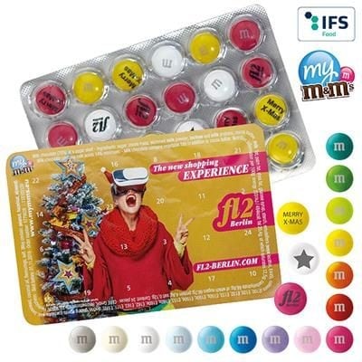 Teeny M&Ms Pocket Advent Calendar